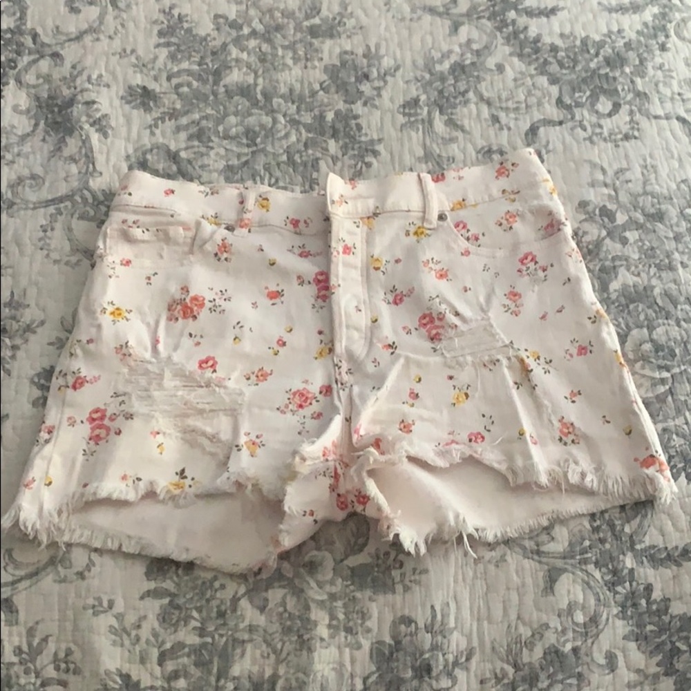 Express floral shorts